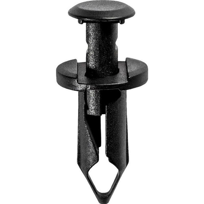 Auveco 17222 Push-Type with Closed End Retainer, 15 mm Dia Head x 20 mm L Stem x 8 mm Hole, Nylon, B โ view 2