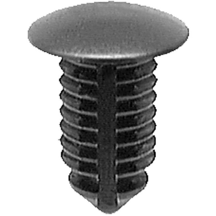 Auveco 17612 Single Head Type 1 Trim Panel Retainer, 5/8 in Dia Bottom Head x 3/8 in Dia Stem, Nylon
