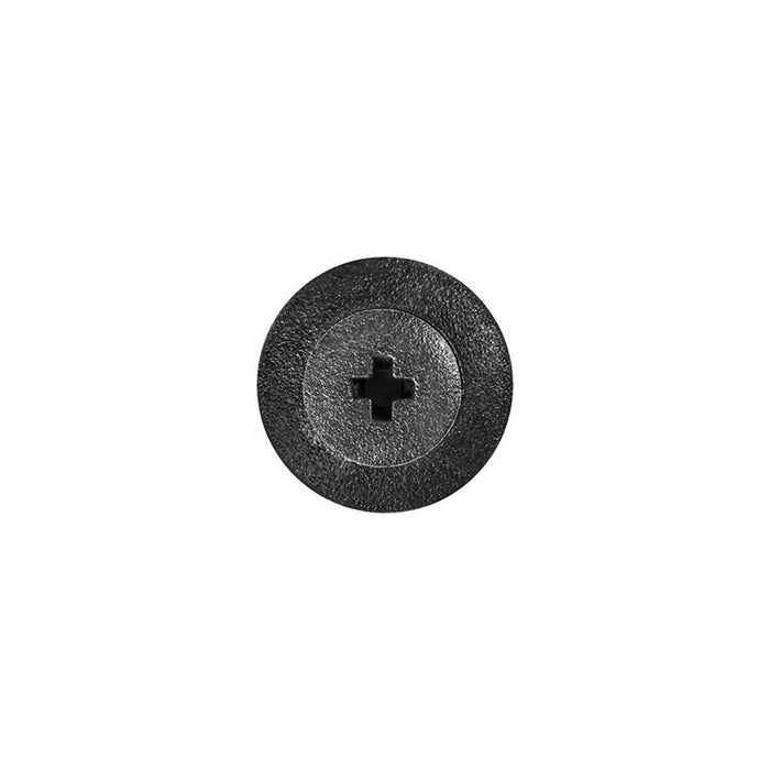 Auveco 17632 Push-Type Screw-Type with Open End Retainer, 18 mm Dia Head x 12 mm L Stem x 8 mm Hole,