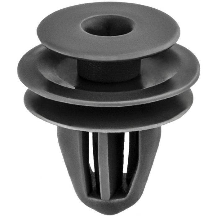 Auveco 19145 Triple Head Type 10 Front and Rear Door Trim Panel Retainer, 13 mm Dia Top Head, Nylon,