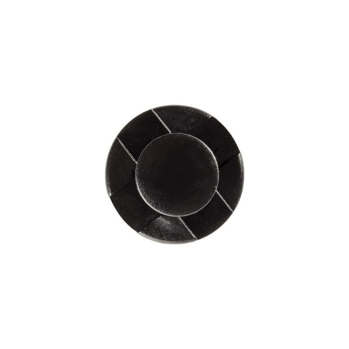 Auveco 19274 Push-Type with Drive Pin Retainer, 20 mm Dia Head x 9 mm L Stem x 8 mm Hole, Nylon, Bla