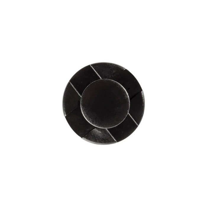 Auveco 19274 Push-Type with Drive Pin Retainer, 20 mm Dia Head x 9 mm L Stem x 8 mm Hole, Nylon, Bla