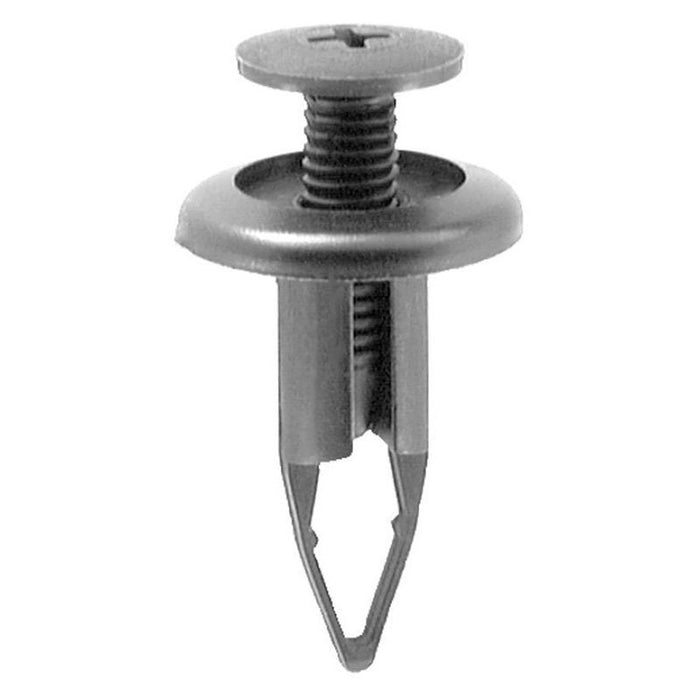 Auveco 19739 Push/Screw-Type with Closed End Bumper Cover Retainer, 20 mm Dia Head x 26 mm L Stem, N