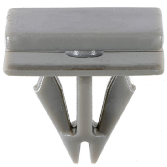 Auveco 19822 Rocker Panel Molding Clip, (9/16 x 3/4 in Top x 5/8 x 3/4 in Bottom) Head, Nylon, Gray