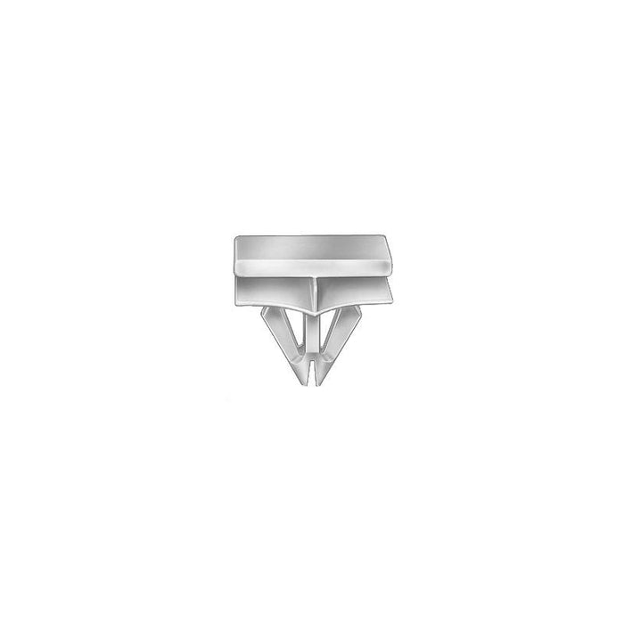 Auveco 20328 Rocker Panel Molding Clip, (9/16 x 13/16 in Top x 13/16 in Bottom) Head, Nylon, White