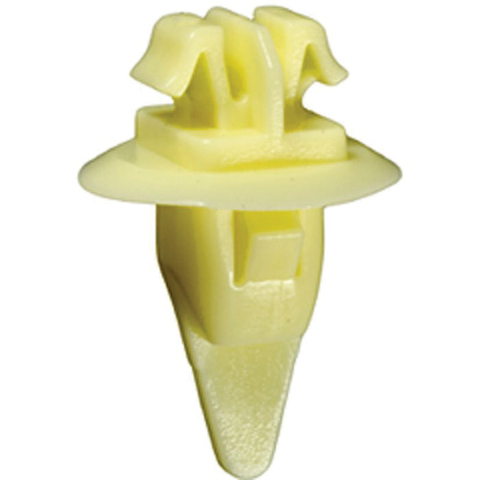 Auveco 20429 Fender and Wheel Flare Molding Clip, 17 mm Dia Head x 17 mm L Stem, Nylon, Yellow
