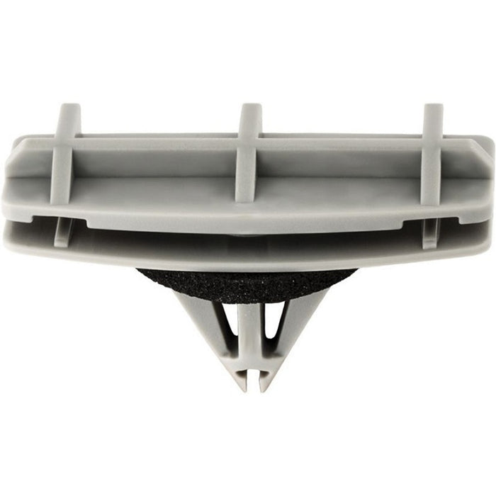 Auveco 20887 Fender Flare Molding Clip, (14 x 38 mm Top x 16 x 38 mm Bottom) Head x 15 mm L Stem, Ny