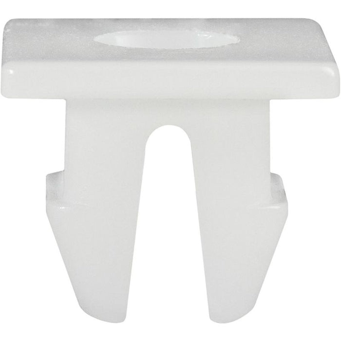 Auveco 20895 Front Bumper Nut, M5.5 mm Screw x (14 x 16 mm) Head x 10 mm L Stem, Nylon, Natural โ view 2