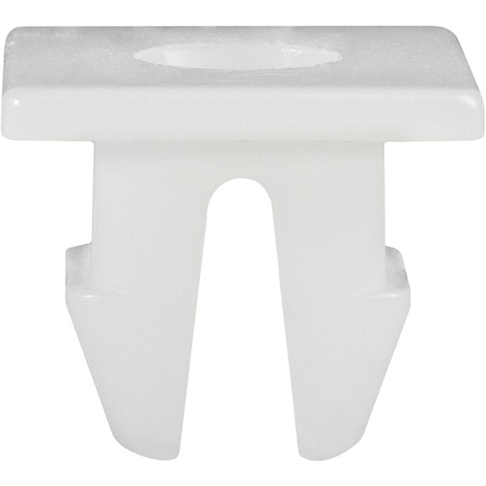 Auveco 20895 Front Bumper Nut, M5.5 mm Screw x (14 x 16 mm) Head x 10 mm L Stem, Nylon, Natural — view 2