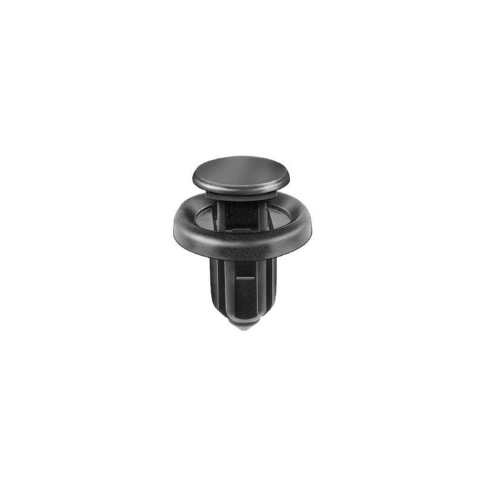 Auveco 20986 Push-Type with Drive Pin Front Bumper Retainer, 20 mm Dia Head x 13 mm L Stem, Nylon, B