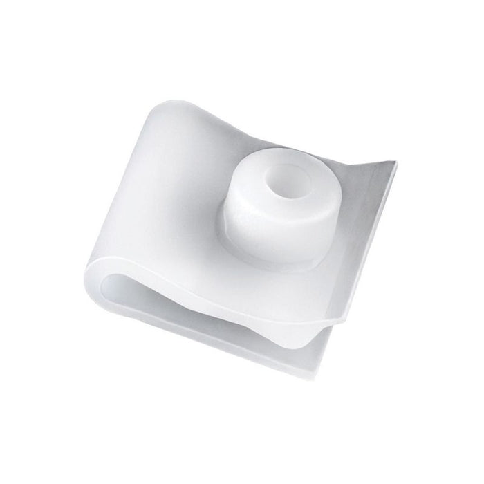 Auveco 21017 U-Nut, M4.8 mm Screw, Nylon, White