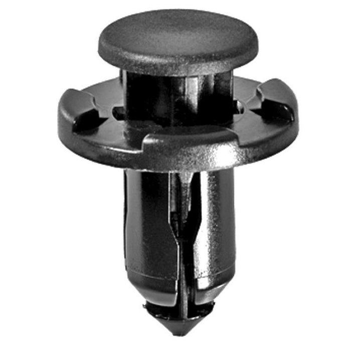 Auveco 21420 Push-Type with Drive Pin Fender and Grille Retainer, 21 mm Dia Head x 15 mm L Stem, Nyl