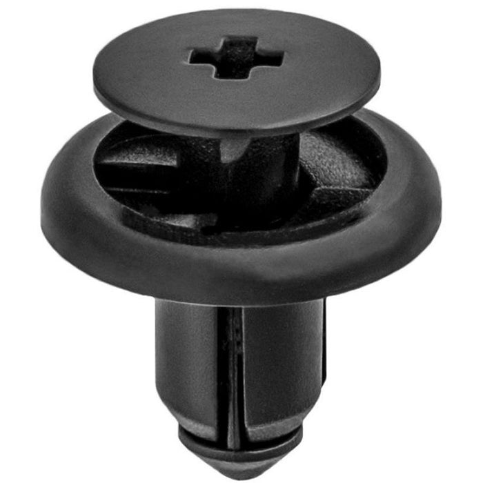 Auveco 21530 Push/Screw-Type with Open End Engine Cover and Fender Liner Retainer, 18 mm Dia Head, N — view 2
