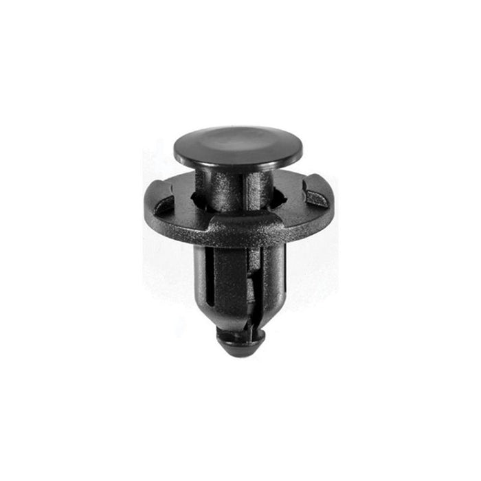Auveco 21563 Push-Type with Drive Pin Front Bumper and Fender Retainer, 20 mm Dia Head x 15 mm L Ste