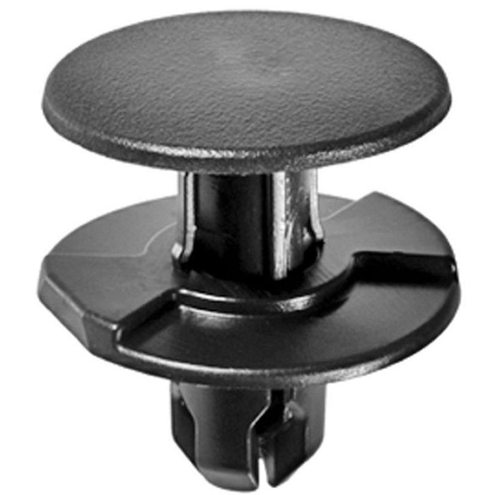 Auveco 21651 Push-Type with Drive Pin Fender Retainer, 20 mm Dia Head x 10 mm L Stem x 8 mm Hole, Ny