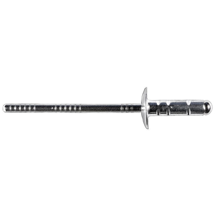 Auveco 22088 Specialty Rivet, 5/32 in Dia x 9/64 to 3/8 in Grip Range, Aluminum Rivet/Steel Mandrel