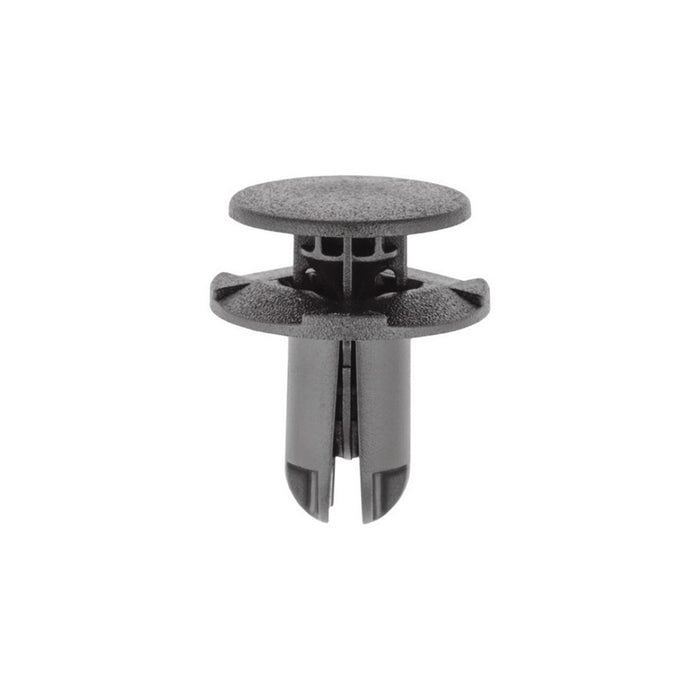 Auveco 22253 Push-Type Fender Liner Retainer, 18 mm Dia Head x 14 mm L Stem x 8 mm Hole, Nylon, Blac