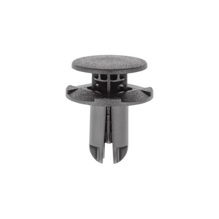 Auveco 22253 Push-Type Fender Liner Retainer, 18 mm Dia Head x 14 mm L Stem x 8 mm Hole, Nylon, Blac