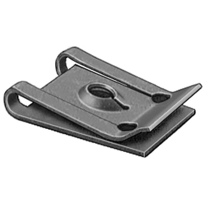 Auveco 9880 Spring-Type U-Nut, #8 Screw, Phosphate