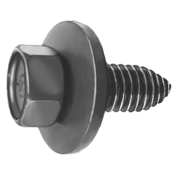 Auveco AP11109 Hex Head Sems CA Point Body Bolt, 3/8 in - 16 TPI x 1 in L, Phosphate