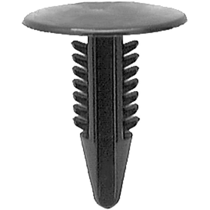 Auveco AP12731 Single Head Type 1 Seat Back Retainer, 25/32 in Dia Bottom Head, Nylon, Black