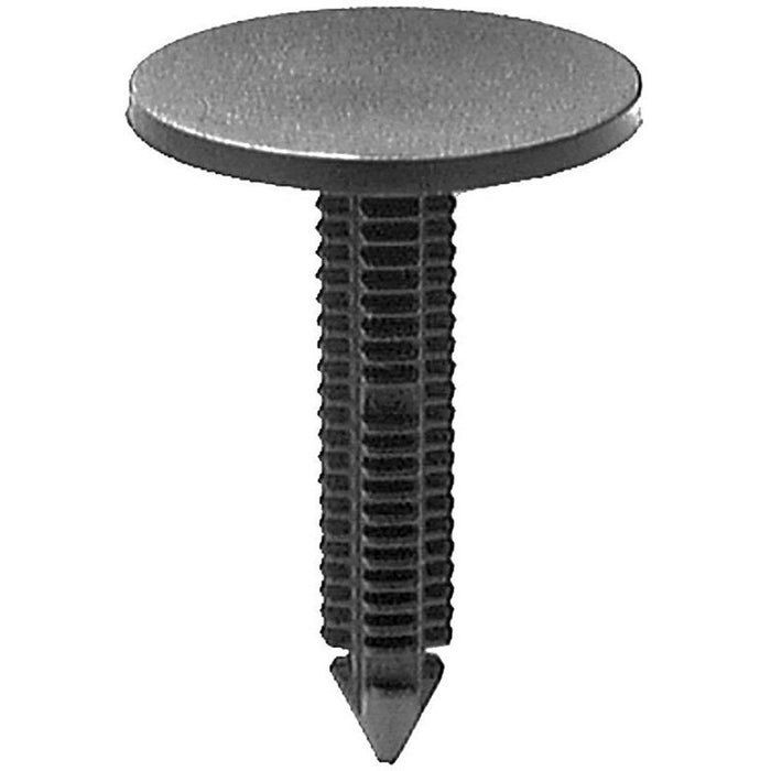 Auveco AP12759 Single Head Type 1 Trim Panel Retainer, 1 in Dia Bottom Head x 1-7/16 in L Stem, Nylo