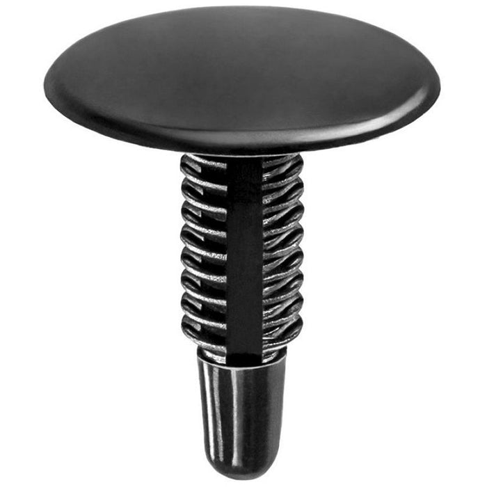 Auveco AP12909 Single Head Type 1 Trim Panel Retainer, 1 in Dia Bottom Head x 1-1/16 in L Stem, Nylo