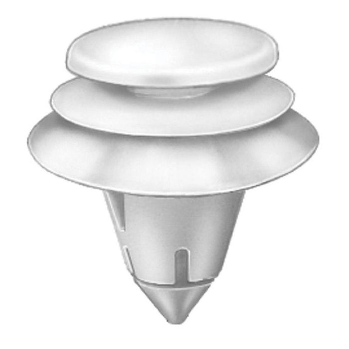 Auveco AP19386 Triple Head Type 10 Door Trim Panel Retainer, 15 mm Dia Top x 20 mm Dia Bottom Head,