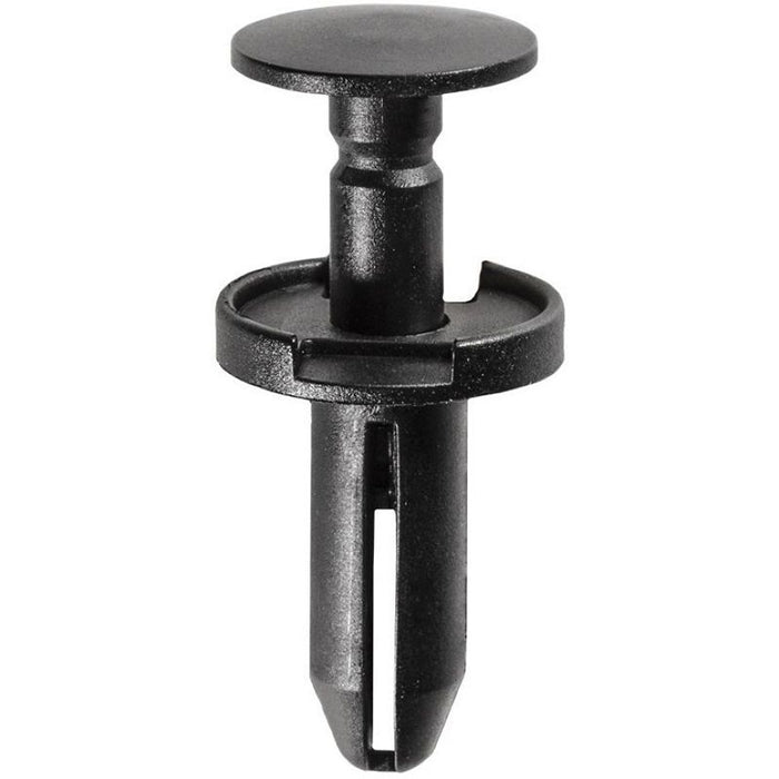 Auveco AP19422 Push-Type with Drive Pin Fascia Retainer, 23/32 in Dia Head x 29/32 in L Stem, Nylon,
