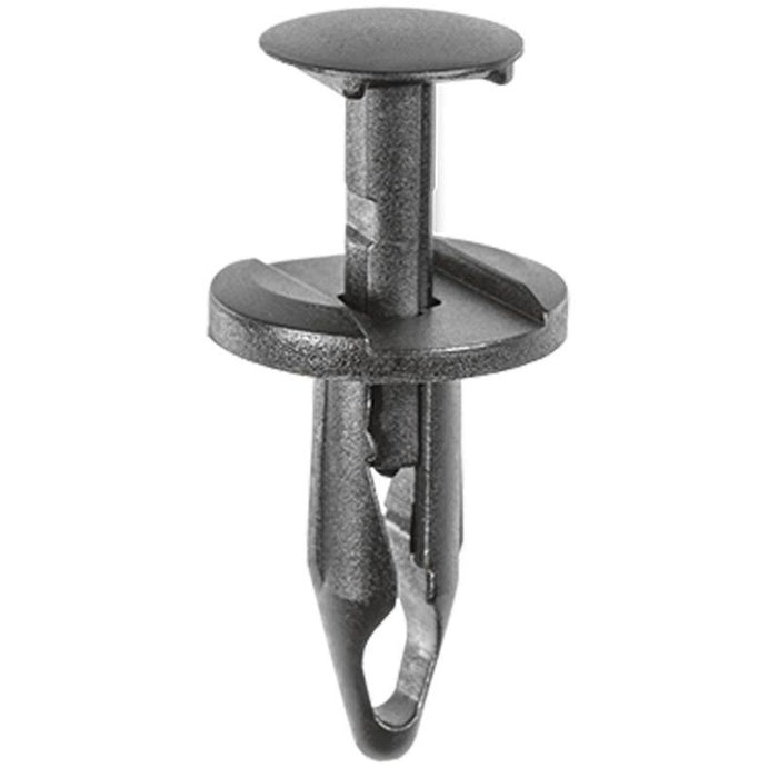 Auveco AP19801 Push-Type with Closed End Type 3 Wheel Opening Molding Retainer, 19/32 in Dia Head x