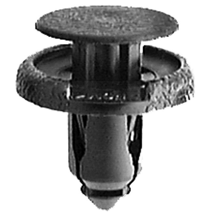 Auveco AP20349 Push-Type with Drive Pin Retainer, 18 mm Dia Head x 21 mm L Stem x 8 mm Hole, Nylon,