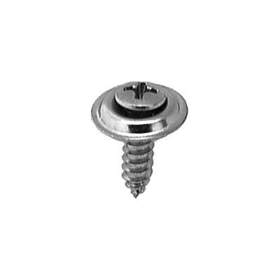 Auveco AP2771 Phillips Oval Head Sems A/AB Point Countersunk Washer Tapping Screw, #8 Screw x #6 Hea