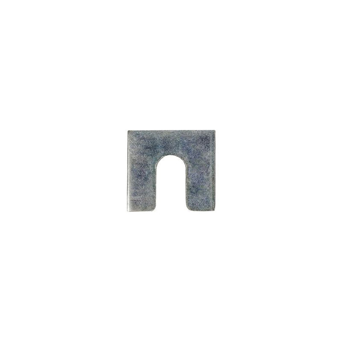 Auveco AP3156 Shim, 1/8 in THK x 3/8 in Slot x 1-1/4 x 1-1/8 in, Zinc