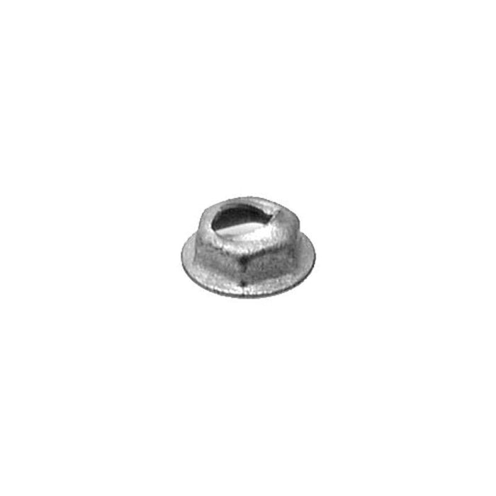 Auveco AP3404 Hex Washer Thread Cutting Nut, 3/16 in Stud x 3/8 in Across Flats, Zinc