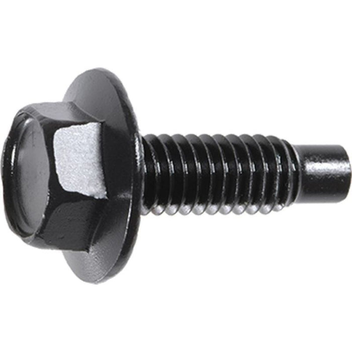 Auveco AP5711 Hex Washer Head Spin Lock Dog Point Body Bolt, 5/16 in - 18 TPI x 1 in L, Black Phosph