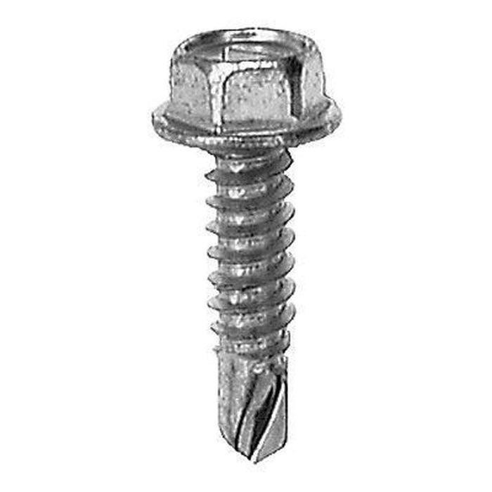 Auveco Hex Washer Hd Teks T.S., #14 X 1, Zinc β view 2