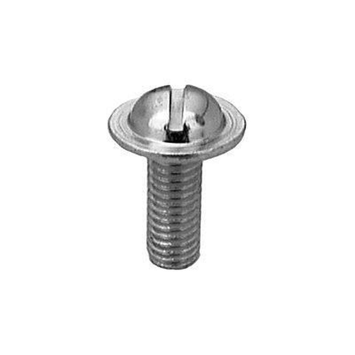 Auveco Lic.Plate Screw,M6-1.10 X16MM,Slotted Rd. Hd,Zinc β view 2