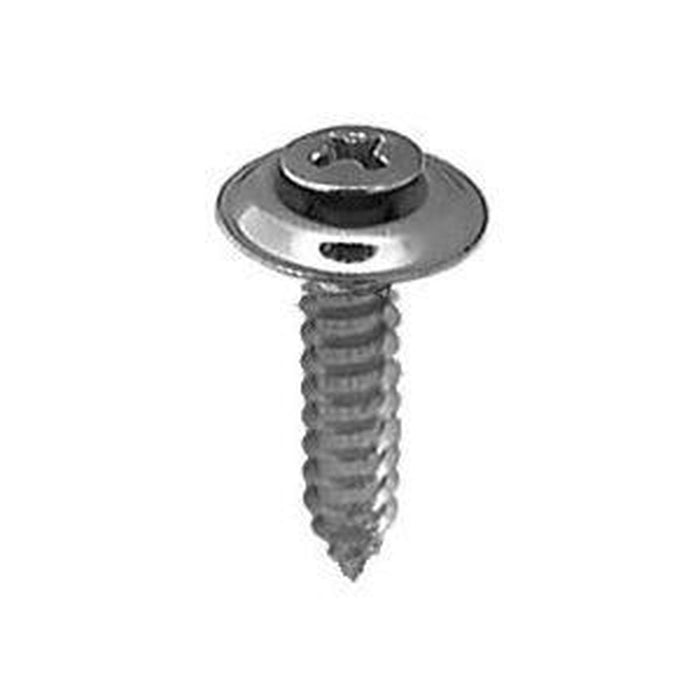 Auveco Phil Oval Hd Sems Cntrsk T.S., #8 X 3/4, Chrm β view 2