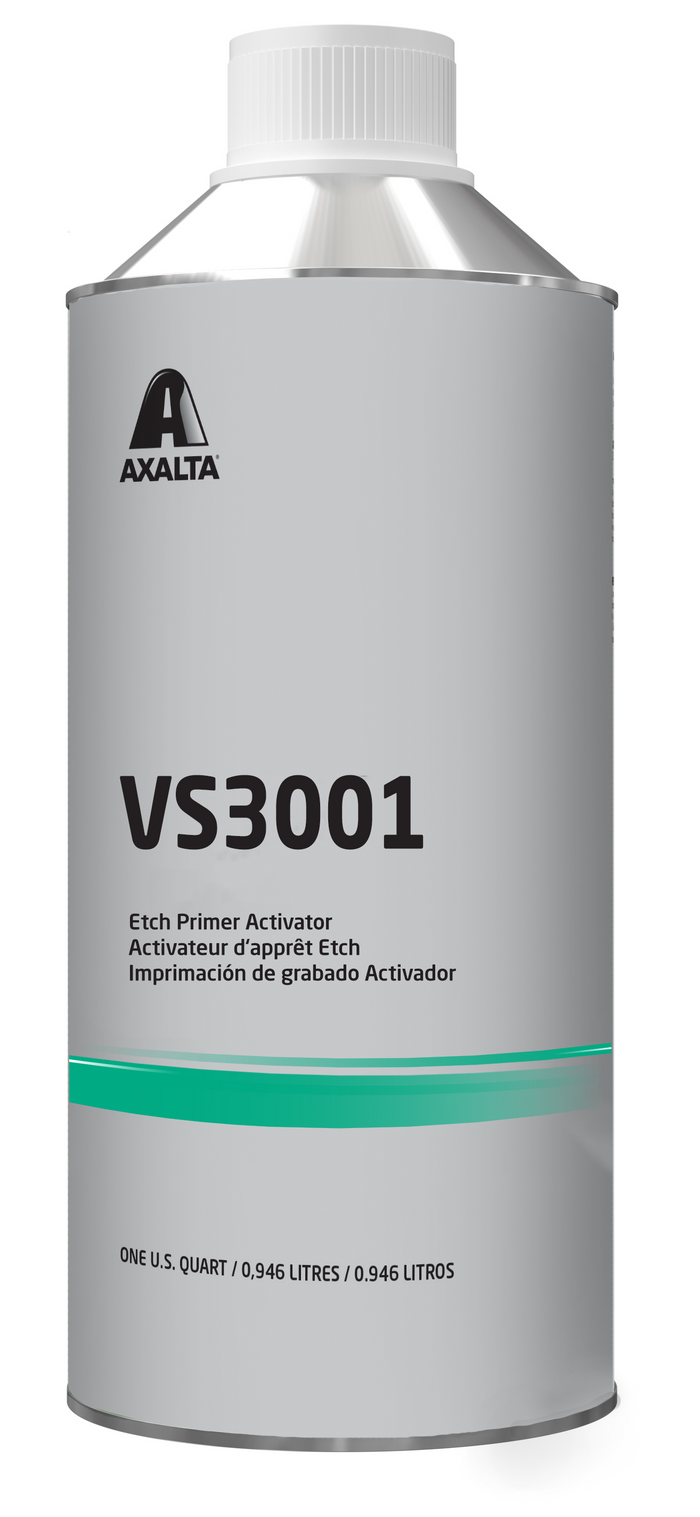 AXALTA Paint Coatings Axalta VS3001-4 Etch Primer Activator/Reducer, 1 qt, Liquid, 2:1 Mixing