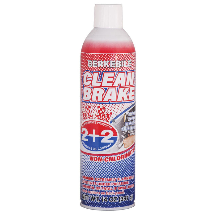 BERKEBILE OIL COMPANY 2+2Clean Brake, 14 Oz, Composition: Acetone, Heptane, Branched, Cyclic And Lin