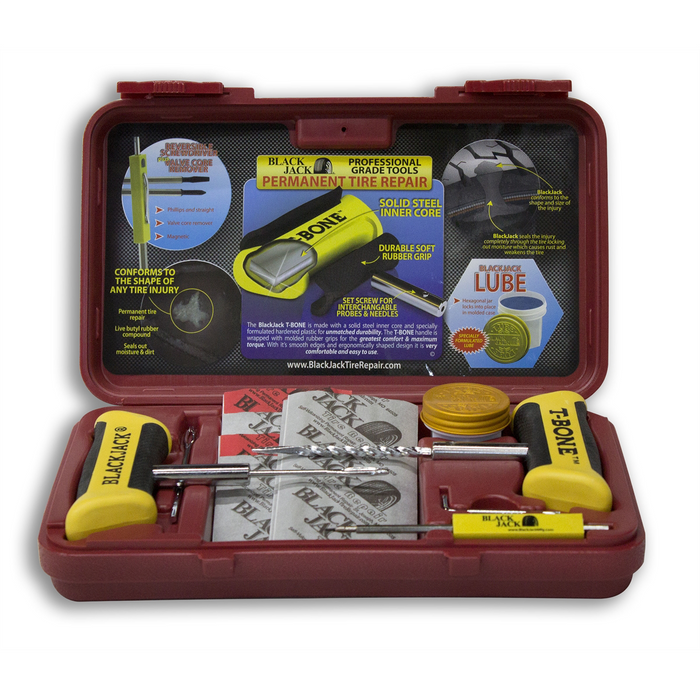Blackjack Tire Repair Products Red Tire Repair Kit
