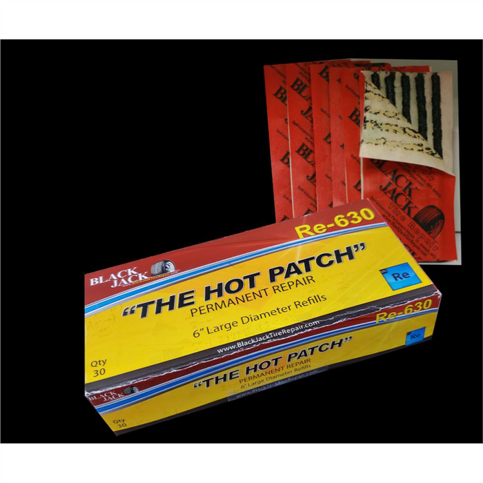 Blackjack Tire Repair Products 6" Large Dia.Refills, (Box of 30)