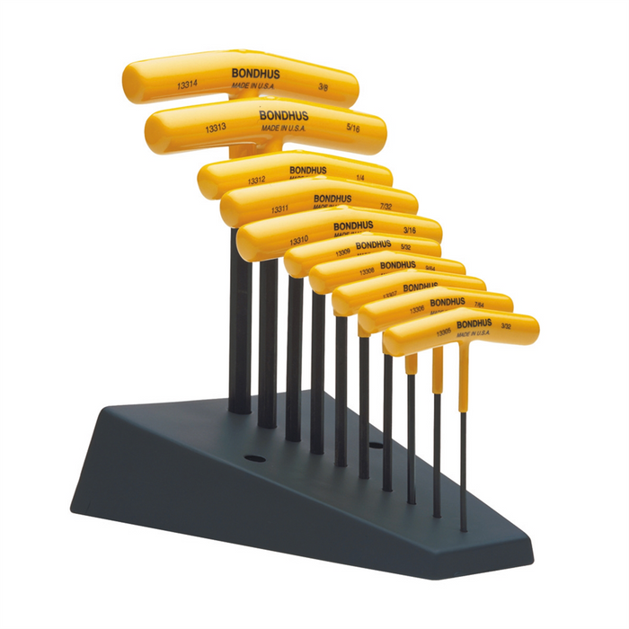 Bondhus Hex Keys SAE T-Handle Hex Wrench Display