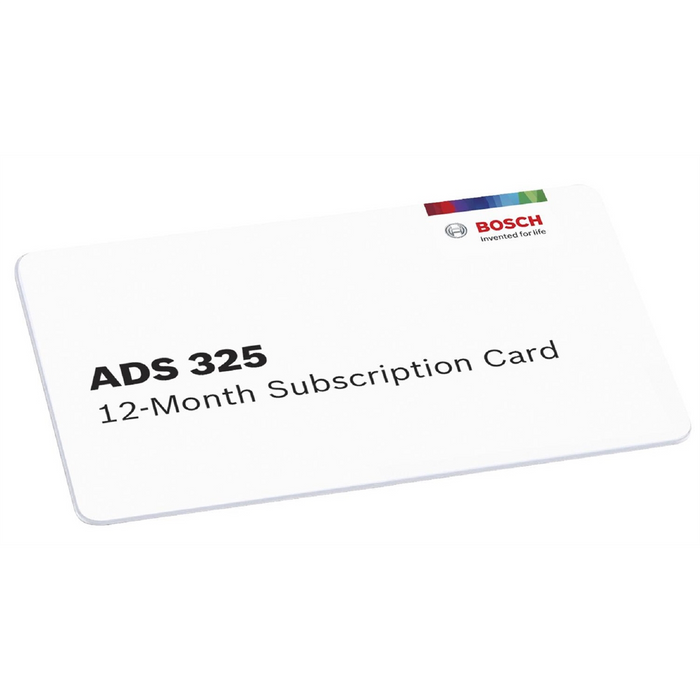 BOSCH 325 Diagnostic Scan Tool 12-Month Software Subscription