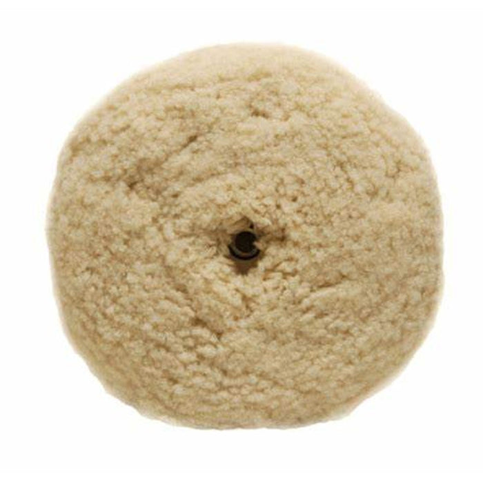 Buff and Shine 802SP 8 in Double-Sided Snap Wool Buffing Pad