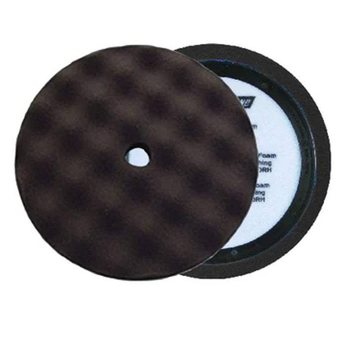 Buff and Shine and SHINE 820WR Center Ring Buffing Pad, 8 in Dia, 1-3/8 in THK, Reticulated Polyeste