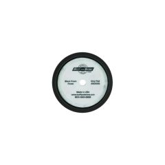 BUFF and SHINE 2000G Grip Pad, 8 in Dia, 2 in THK, Hook and Loop Attachment, Reticulated Polyester Foam Pad, Black