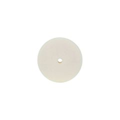 BUFF and SHINE 2900G Grip Pad, 8 in Dia, 2 in THK, Hook and Loop Attachment, Reticulated Polyester Foam Pad, White