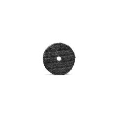 BUFF and SHINE Uro-Fiber™ 692MFP Pad, 6 in Dia, 3/8 in THK, Microfiber Pad, Black/White