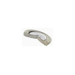 BUFF and SHINE 7503N Buffing Pad, 7-1/2 in Dia, Bolt-On Attachment, 100% Twisted Wool Pad, 1-1/2 in